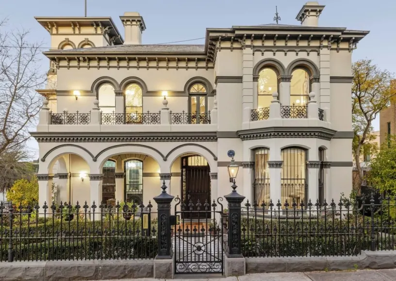 Ornate period residence at Shakespeare Grove in Hawthorn, Victoria